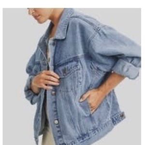 BOXY DENIM Jacket. Leftover boutique inventory. Never worn, tags still on